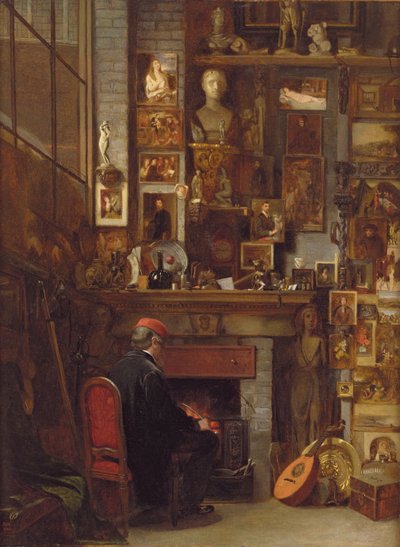 Am Studiofeuer, 1860 von John Dawson Watson